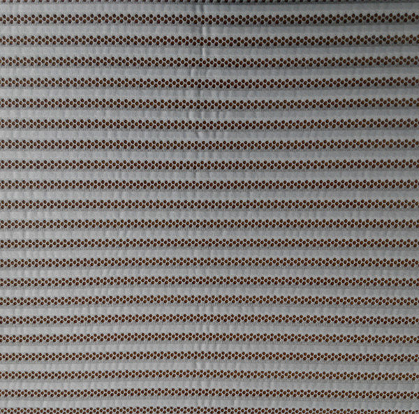 2015 Fashion White Stripes with Hollows Fabrics