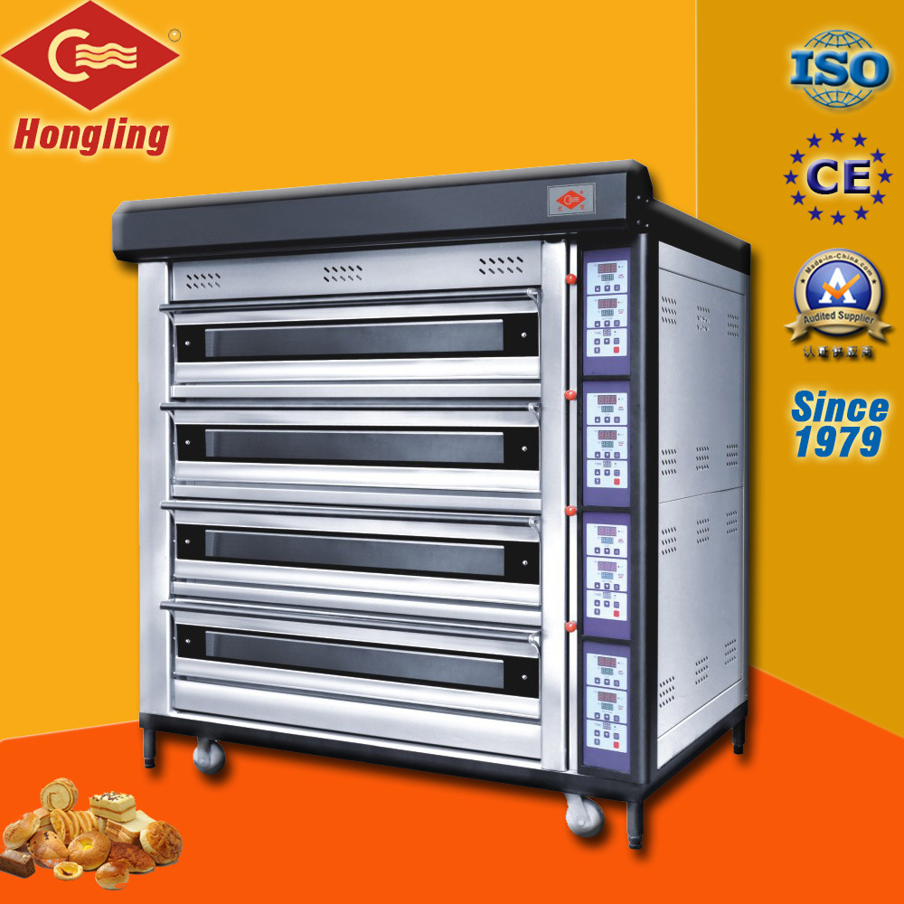 Luxurious 4-Deck 16-Pan Electric Oven for Bakery