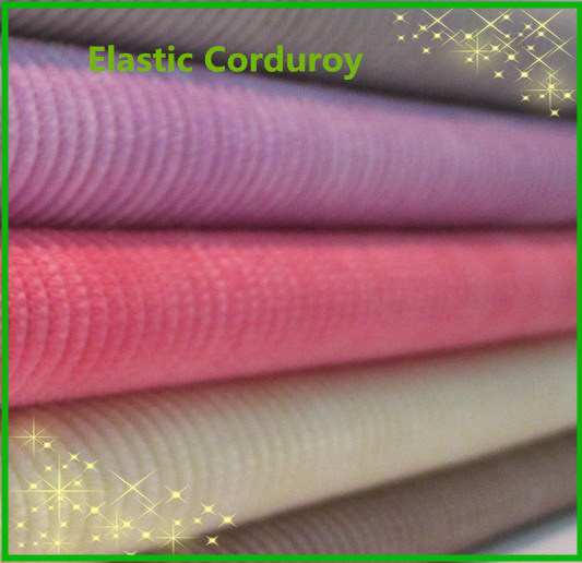 28W Elastic/Stretch Corduroy Cotton Fabric of Garment/Textile (610-207)
