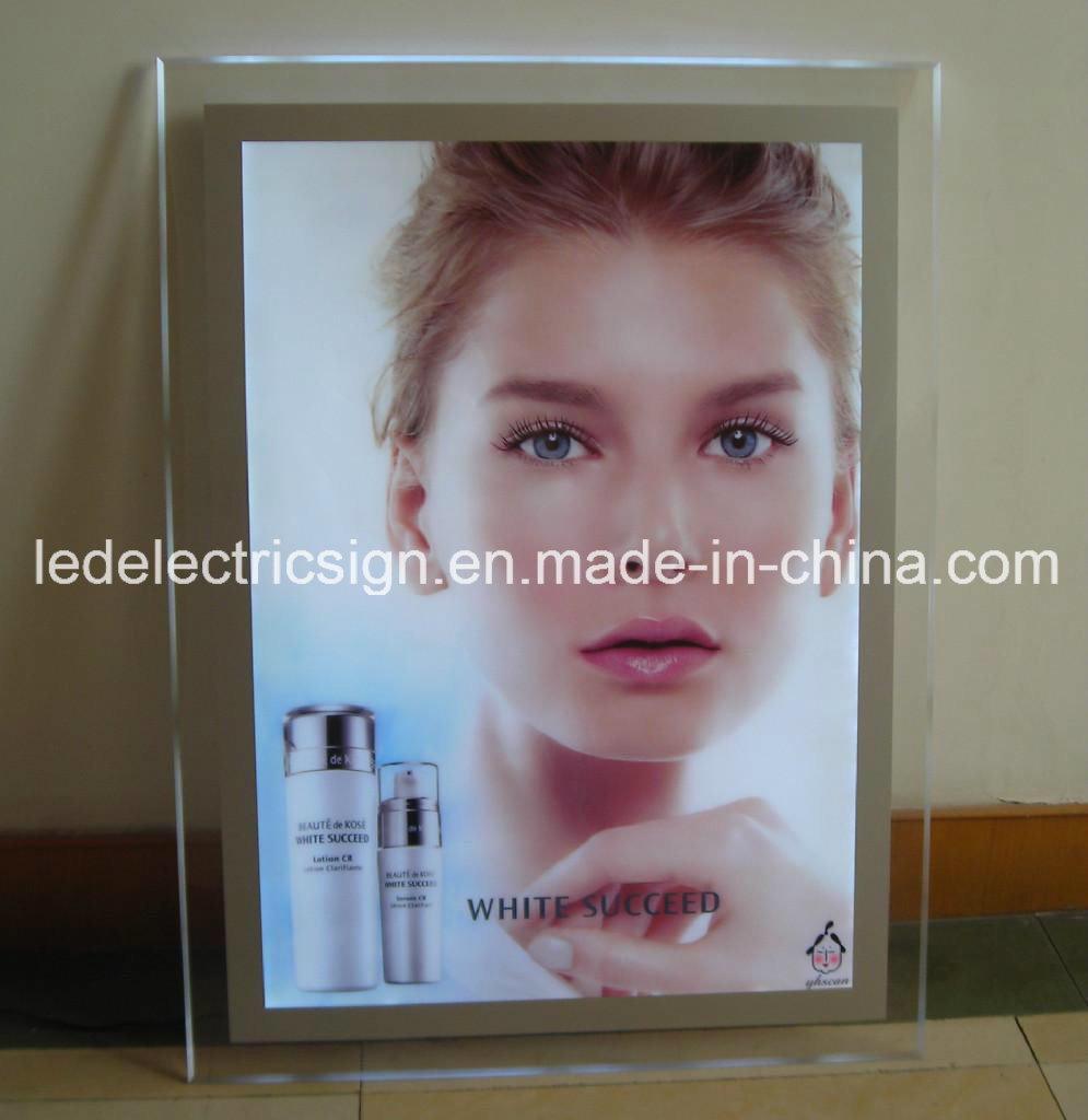 LED Acrylic Aluminum Frame Advertising Poster Light Box