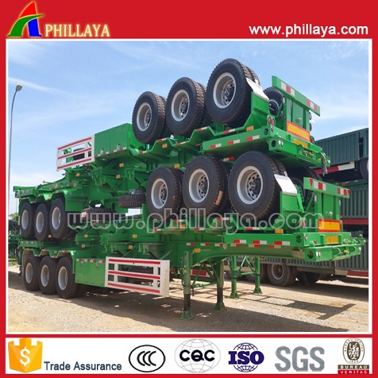 Container Transport Chassis Skeletal Trailer with 20-53ft Optional