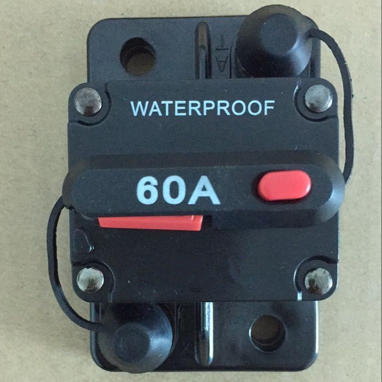 60A Weatherproof Circuit Breakers with Auto Reset Switch for Winch