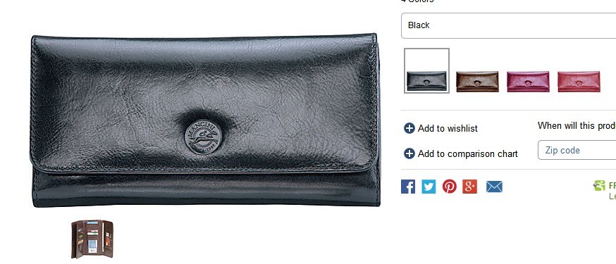 Fashion Womenlady's PU Leather Card Purse Wallet
