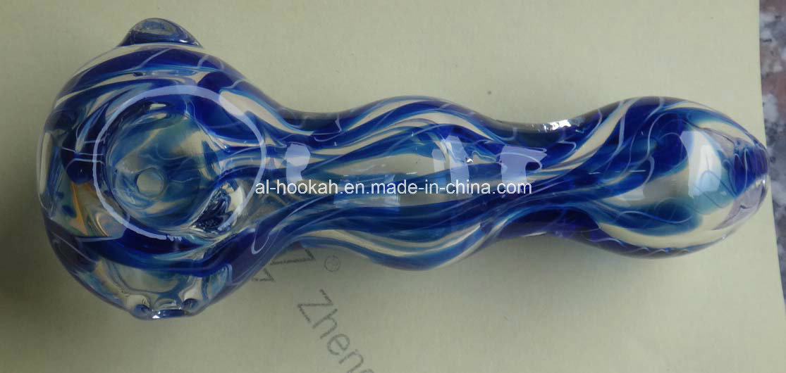 Glass Pipe Smoking with Beautiful Color Ea-03