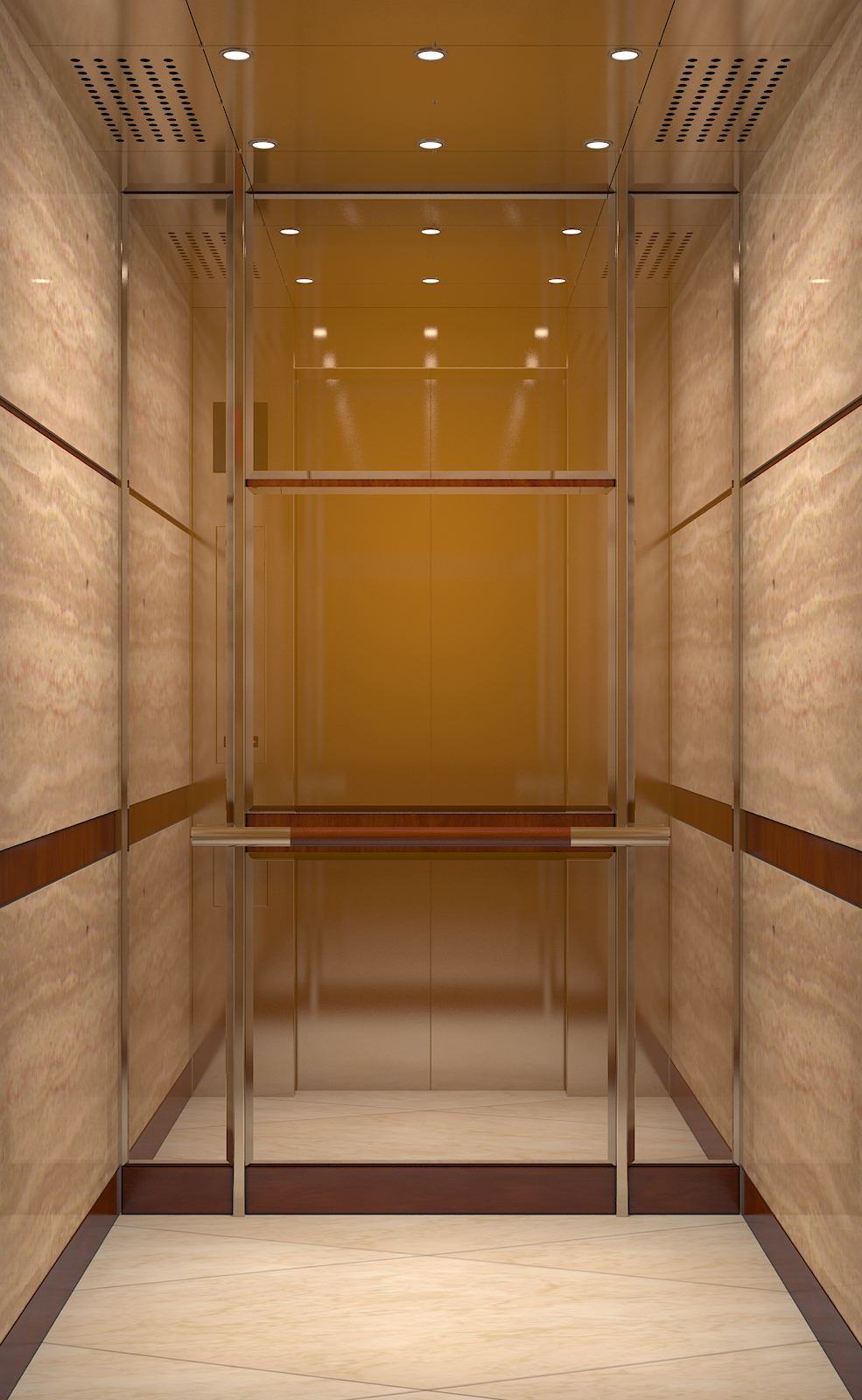 Passenger Elevator with Marble Cabin