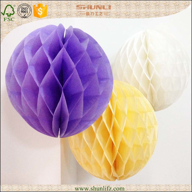 Party Hanging Decoration Multicolor Paper Ball