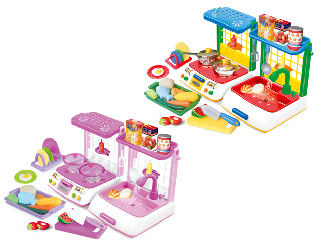 Plastic Toy Kitchen Play Toy for Kids (H8251021)