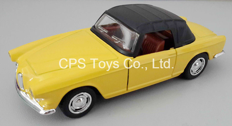1: 32 Die Cast Classic Car, Metal Car, Toy Car, Pull Back, Door Open, with Light and Sound (987-7)