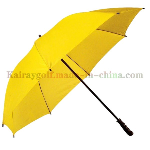 High Quality Golf Straight Yellow Umbrella Ub006