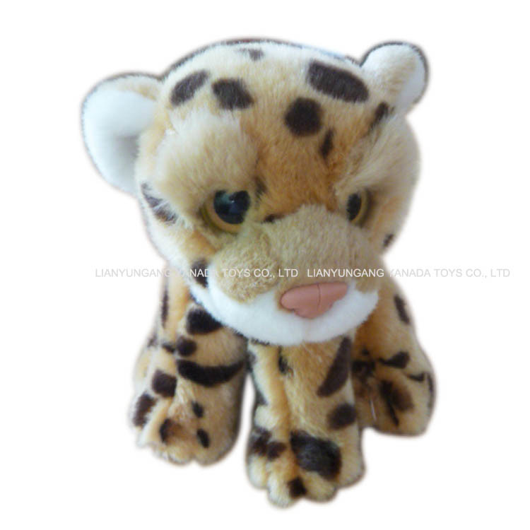 20cm Big Eyes Simulation Leopard Plush Toys