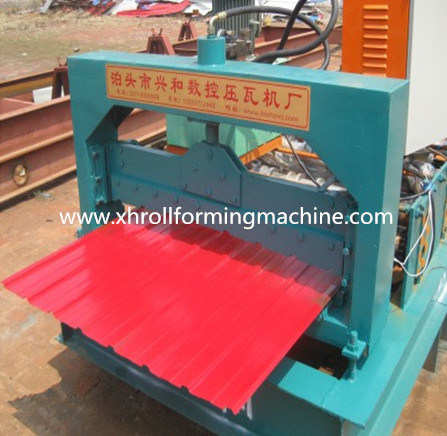 Colored Steel Roof Panel Roll Forming Machine