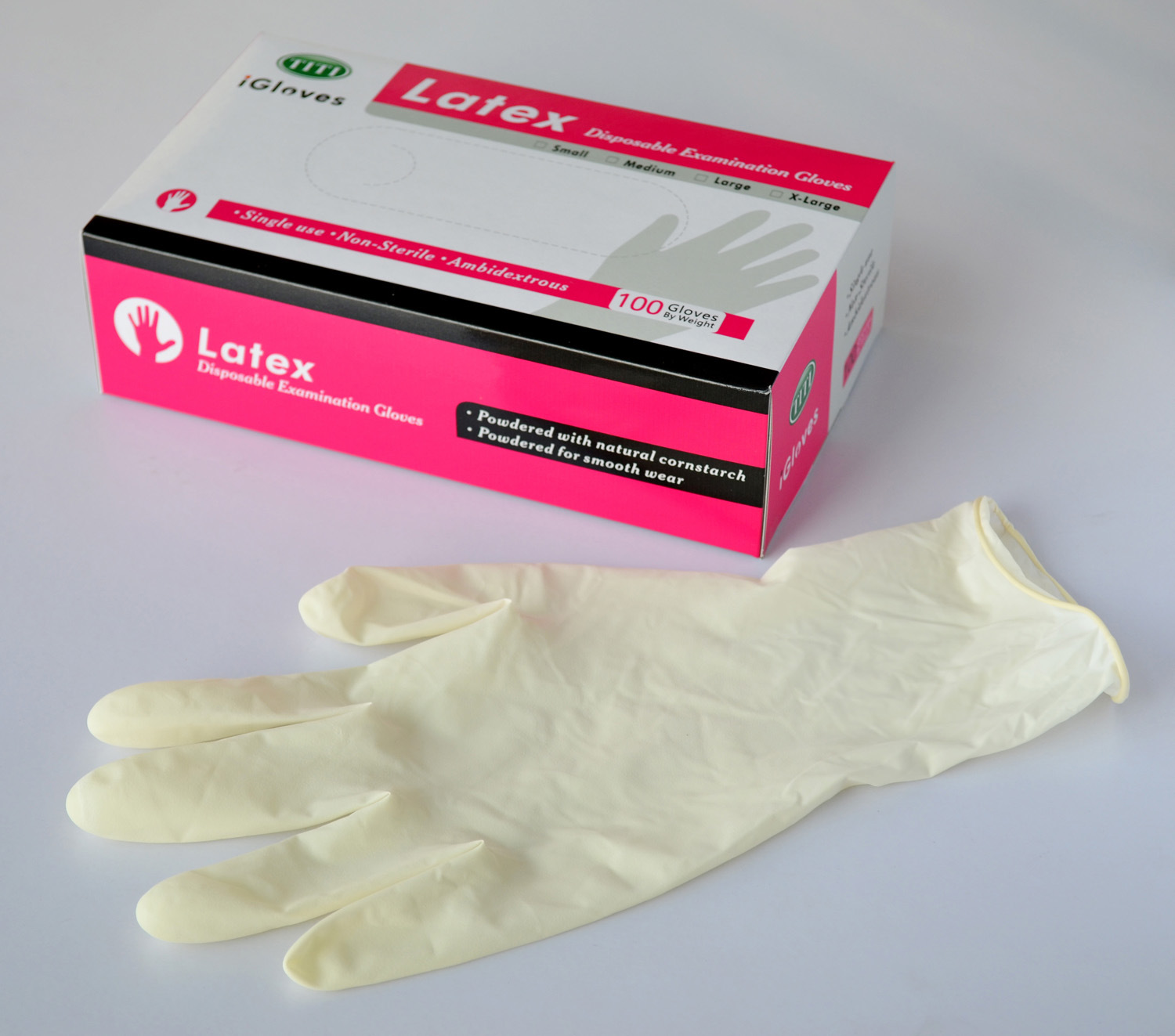 Food Grade Latex Exam Gloves
