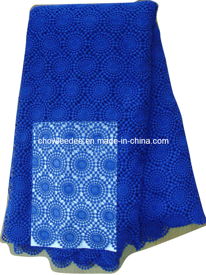 2014 Fashion Design French Lace for Dress Cl704-5 Royal Blue