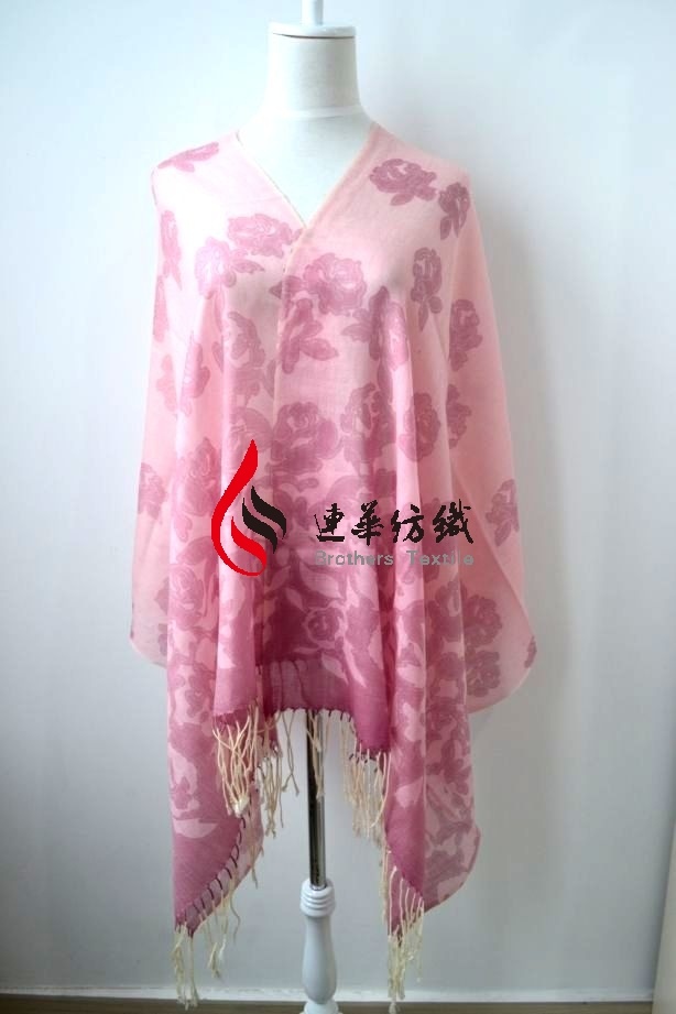 Wool Printed Shawl (12-BR020302-39)