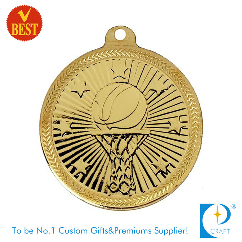 Custom 3D Basketball Event Metal Medal