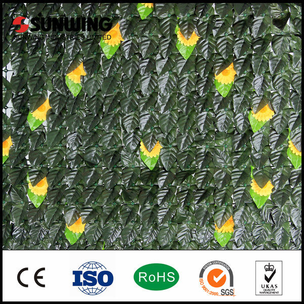 Outdoor Fake Hedge Artificial Leaves