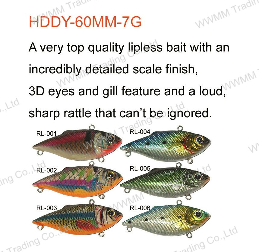 Fishing Lure, Fishing Tackle, Plastic Lure--Mini Vib (HRL018)
