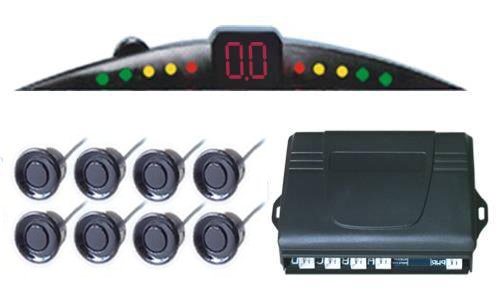 Display Waterproof Parking Sensor with 6 Sensors