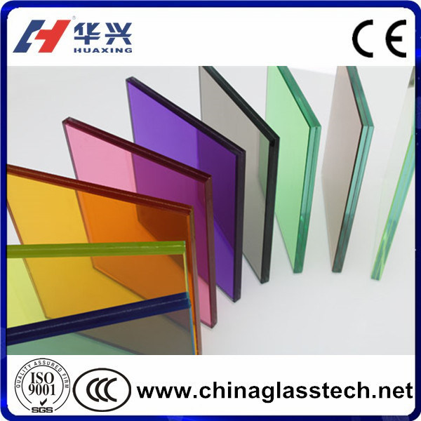 CE/ISO Certificated Safety Building Color Laminated Glass