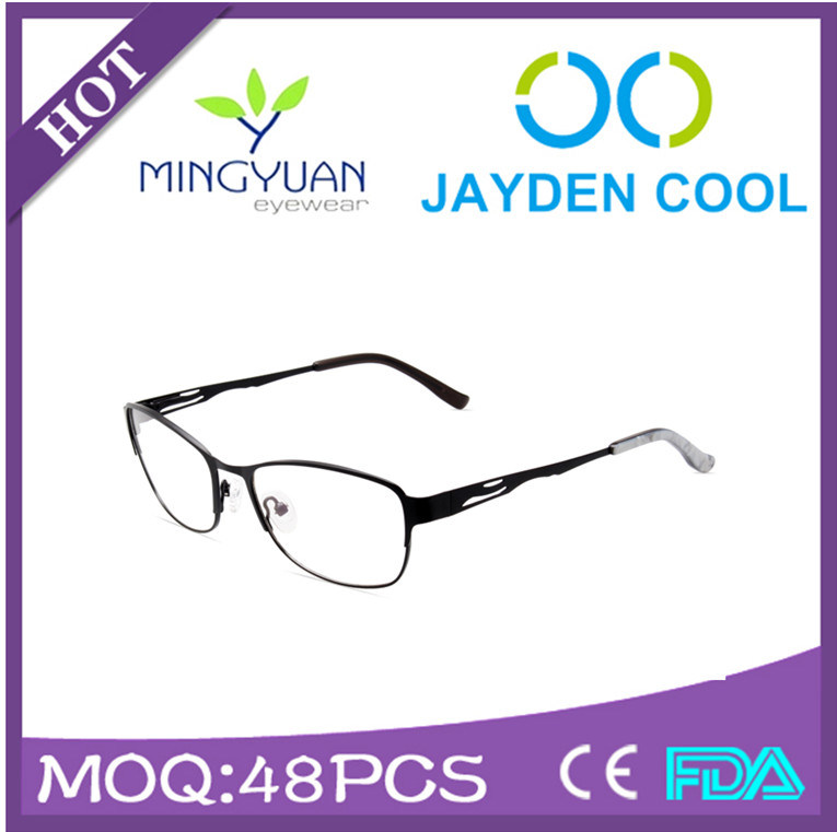 (JC6616) 2015 Fashion Top Simple Metal Optical Frame Eyewear