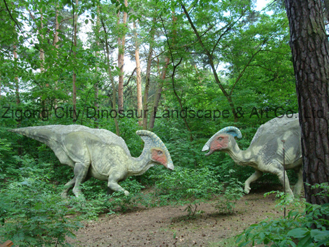 Artificial Dinosaur 52-Parasaurolophus