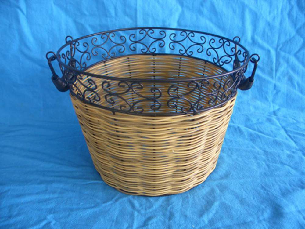 2015 Nts Handmade Cane Rattan Basket
