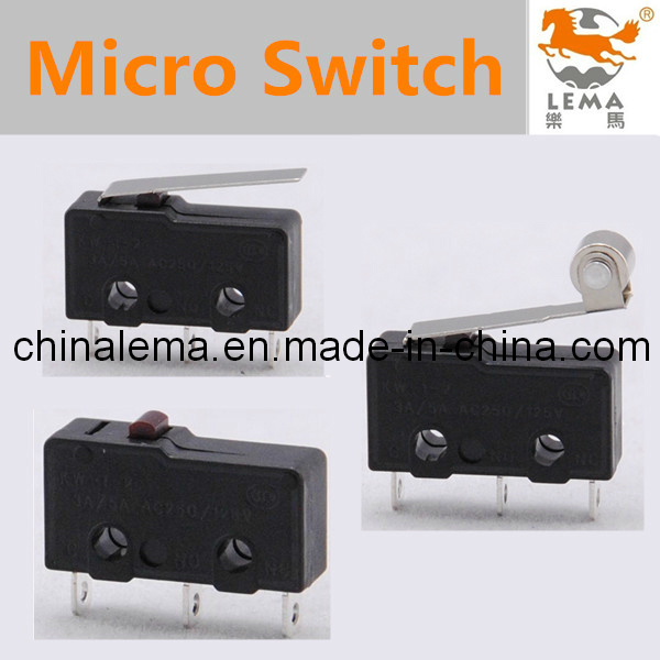 Lema Kw-1-2 Subminiature Micro Switch 5A 125VAC 3A 250VAC