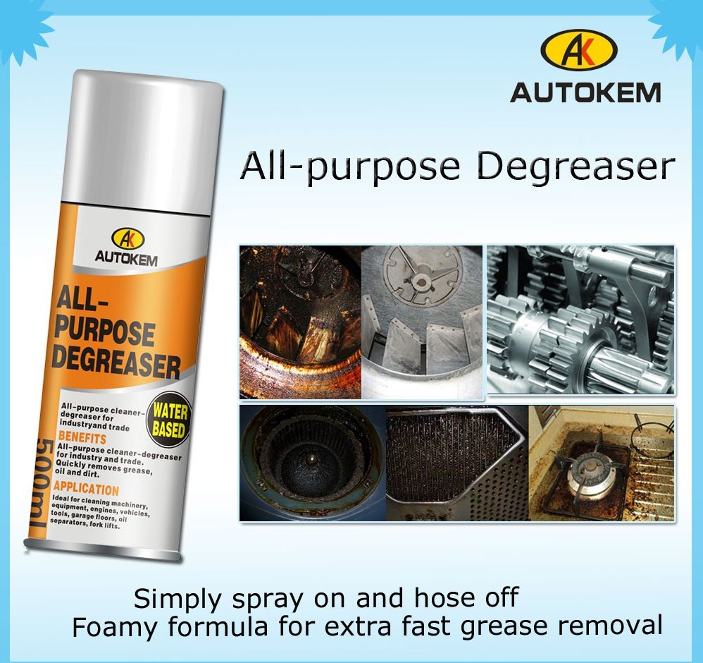All-Purpose Degreaser, Universal Degreaser Aerosol, Water-Based Engine Degreaser