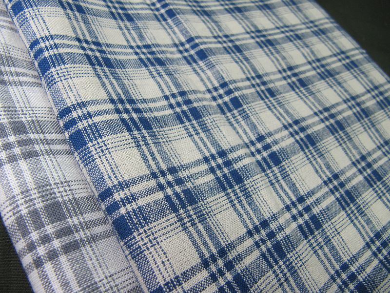 Cotton Linen Yarn Dyed Checks for Shirt