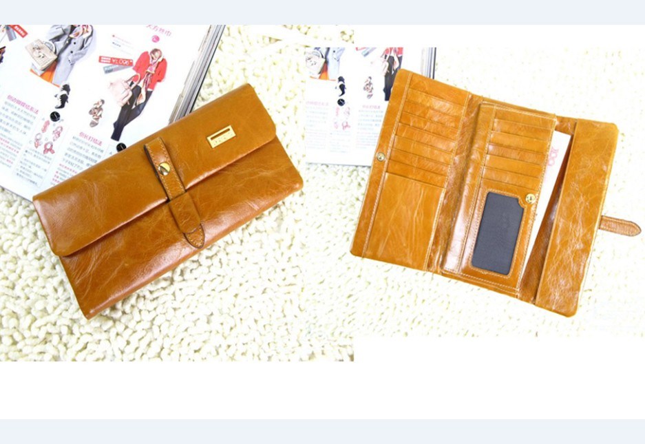 Fashion Leather Long Wallet