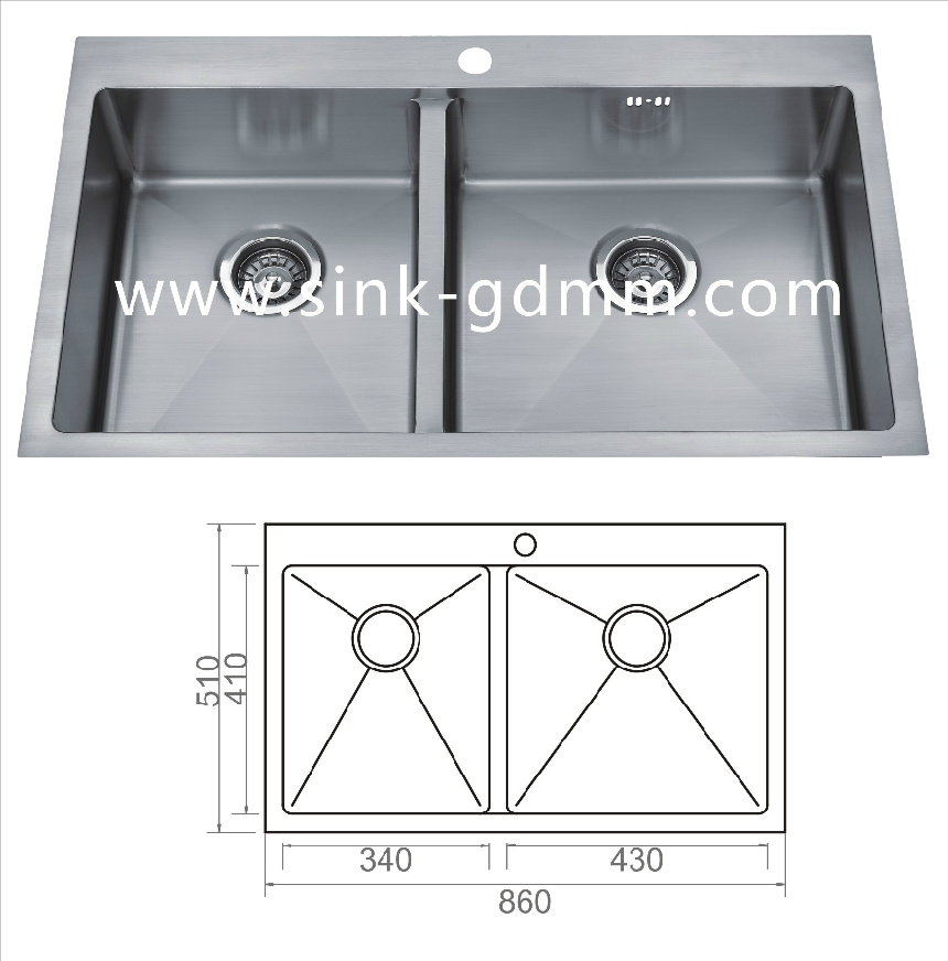 Commercial Stainless Steel Sinks (FB8651ARJ)