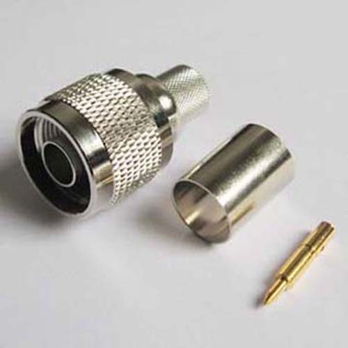 Crimp Type N Male Straight Connector for LMR400 Cable