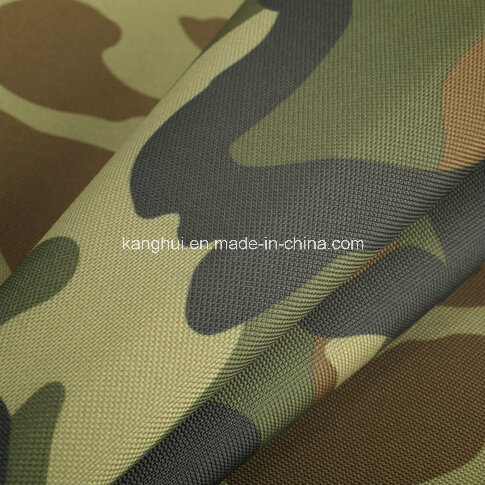 210d Waterproof Oxford PE PU PVC Coated Camouflage Fabric for Bag