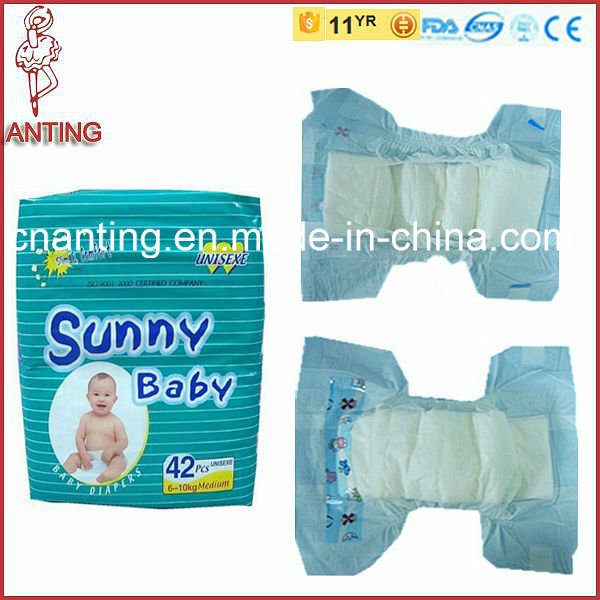 Sunny Baby Diaper, OEM Available, Hot Selling in Africa, Breathable Baby Nappy, Baby Items