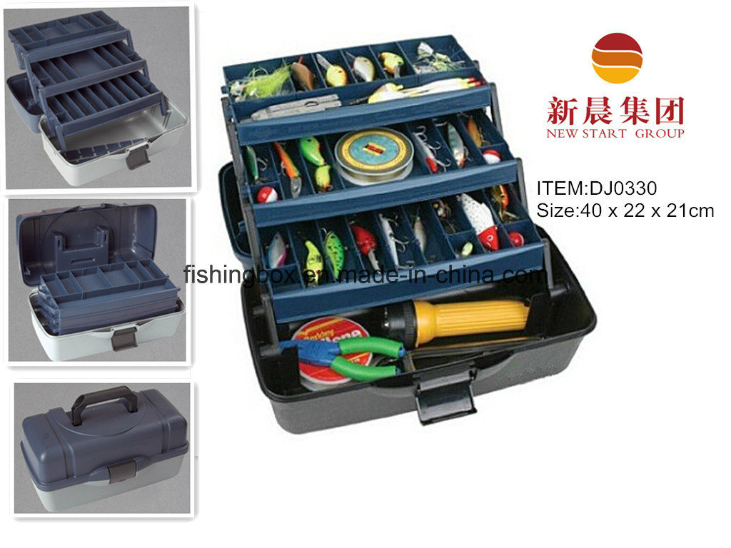 Outdoor & Inner Using 3 Tray Fishing Tackle Box