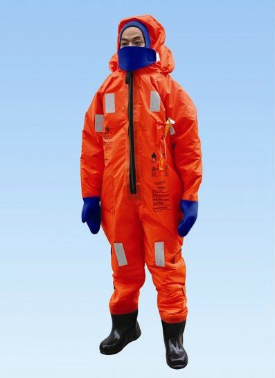 Solas Certification Waterproof Terylene Oxford Textile Heat-Insulation Immersion Suits