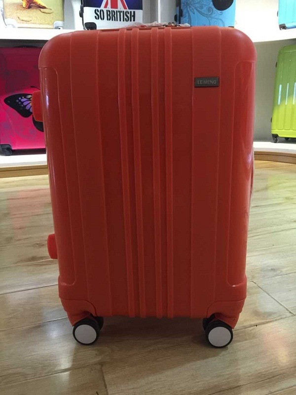 Strong PP Plastic Trolley Luggage for Travel and Business