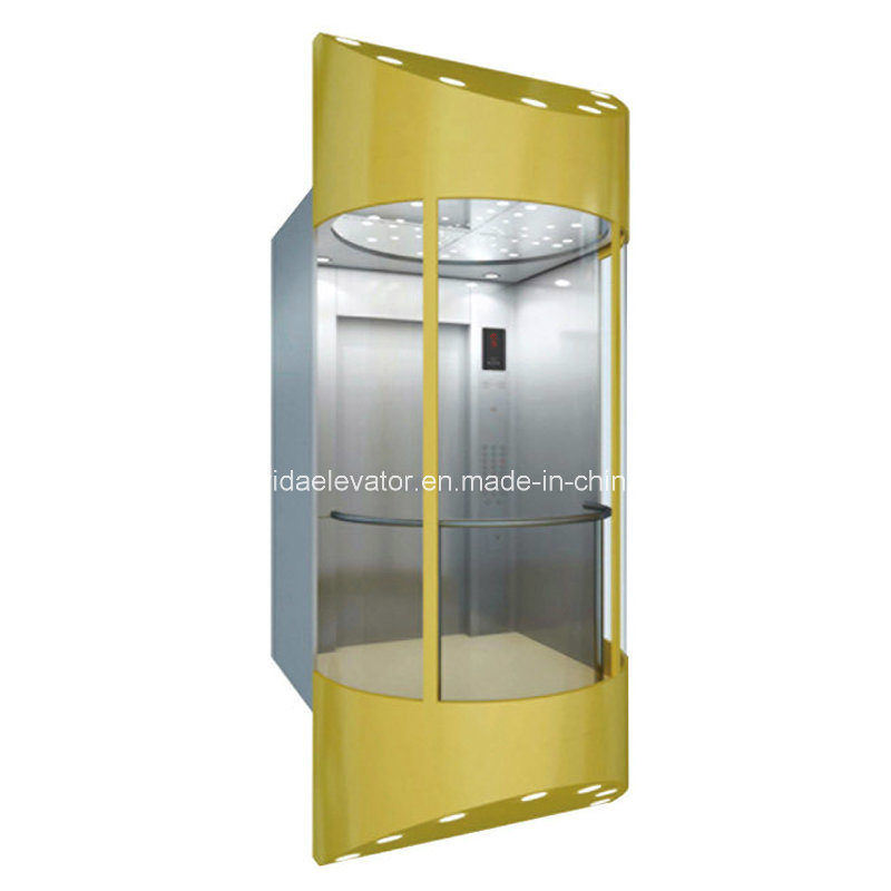 Hsgq-1408-Nice Designed Panoramic Elevator with Car Covers
