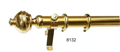 Plastic-Covered Steel Curtain Pipe (8132)