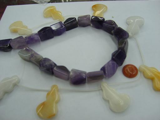 Purple Quartz (Yellow Jade with Beautiful Items)
