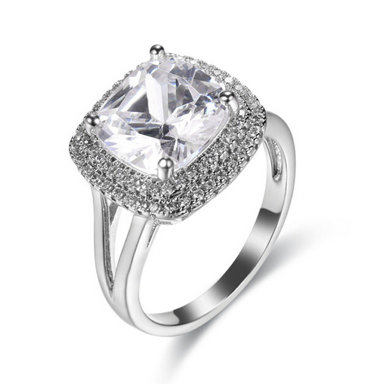 Gorgeous Fashion Jewellery Arabic Style Big Diamond Stone Ring