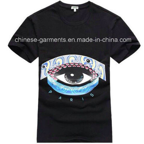 Men's Big Eyes Print T-Shirt, Print Shirt, T-Shirt
