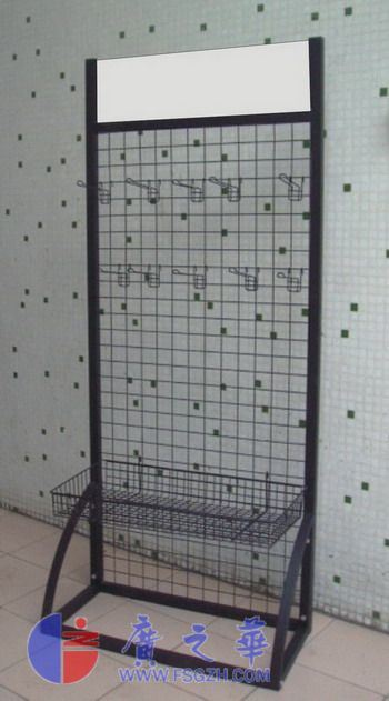Perfect Match with Various Hooks /with Wire Basket Display Rack (GZH-198)