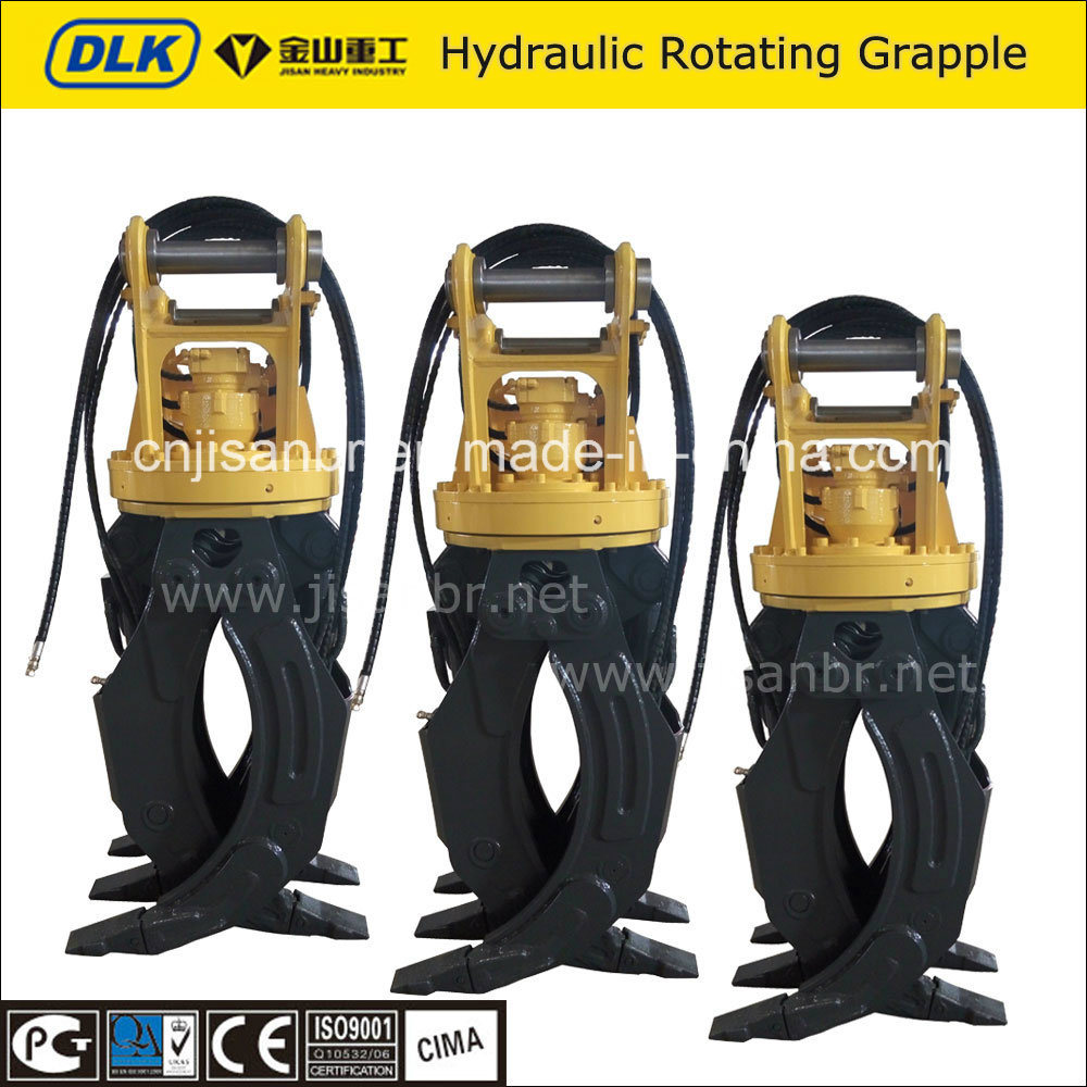 Rotating Hydraulic Wood Grapple Fit for 10tons of Machinery