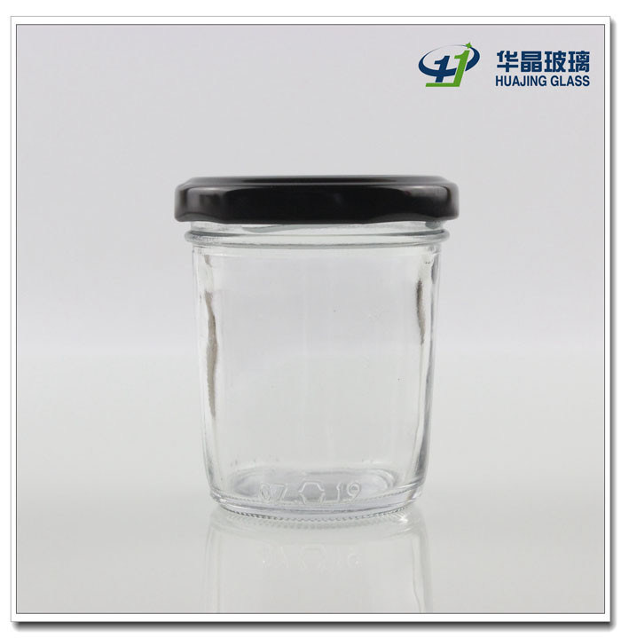 100ml Clear Jam Glass Mason Jar