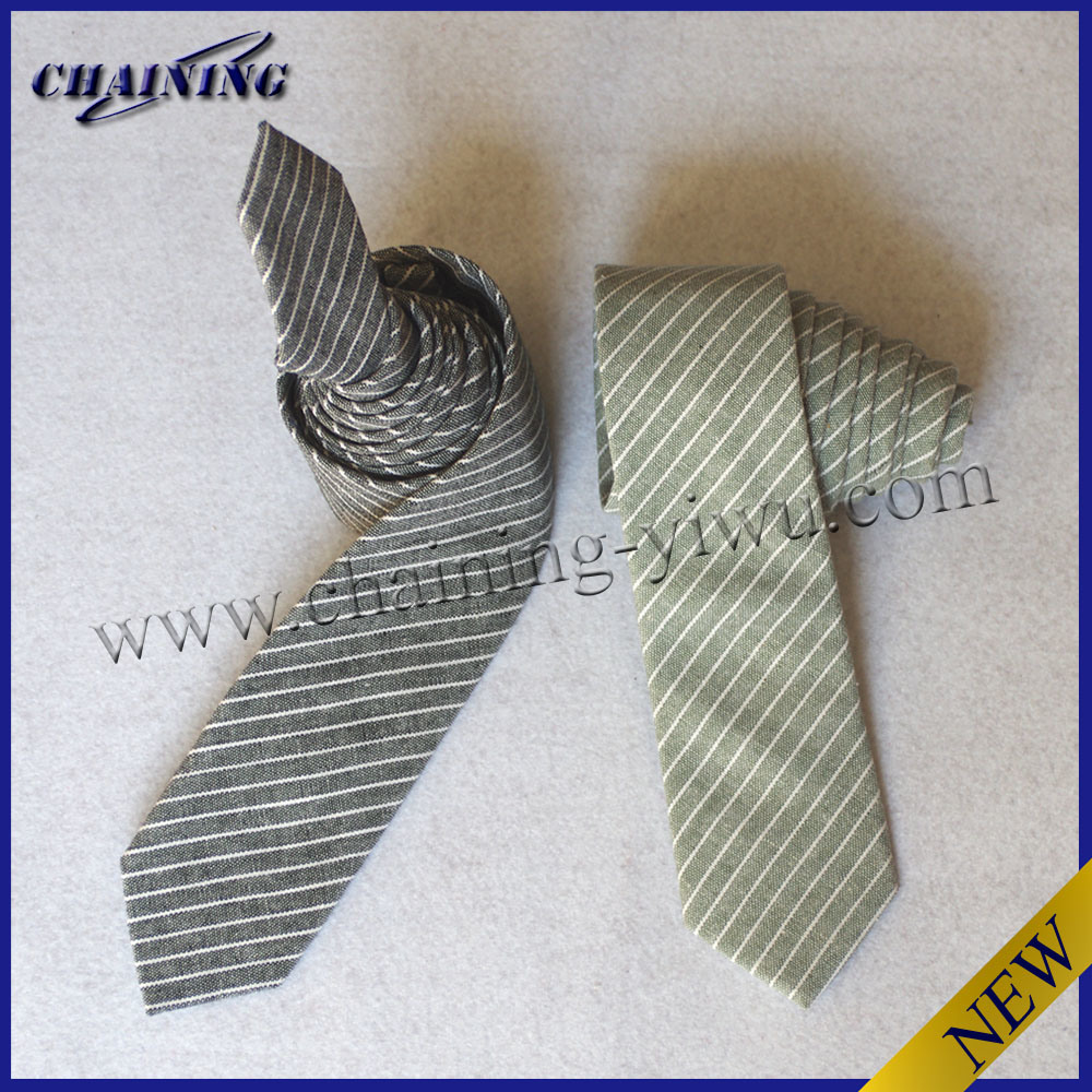 Men's High Quality Cotton and Linen Woven Tie (MMT-3973)