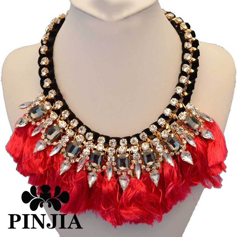 Flower Crystal Necklace Fashion Jewellery