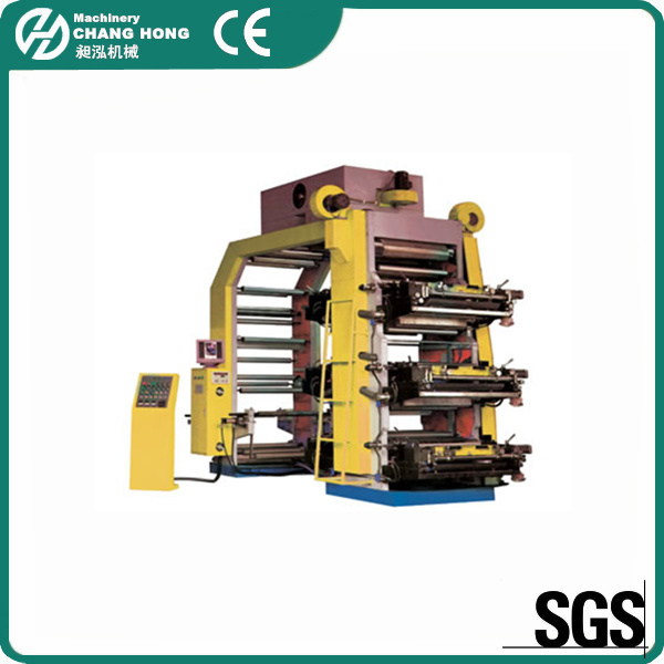 Shopping Bag Flexo Printing Machinery for Plastic (CH886-1600F)