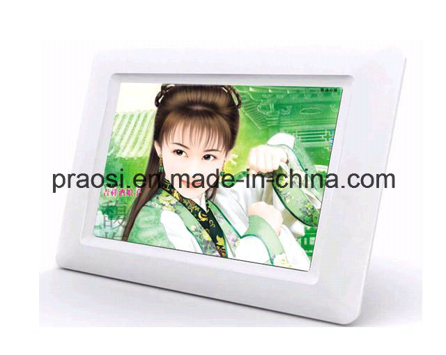 8 Inch Battery Operated Digital Photo Frame with Ad Player