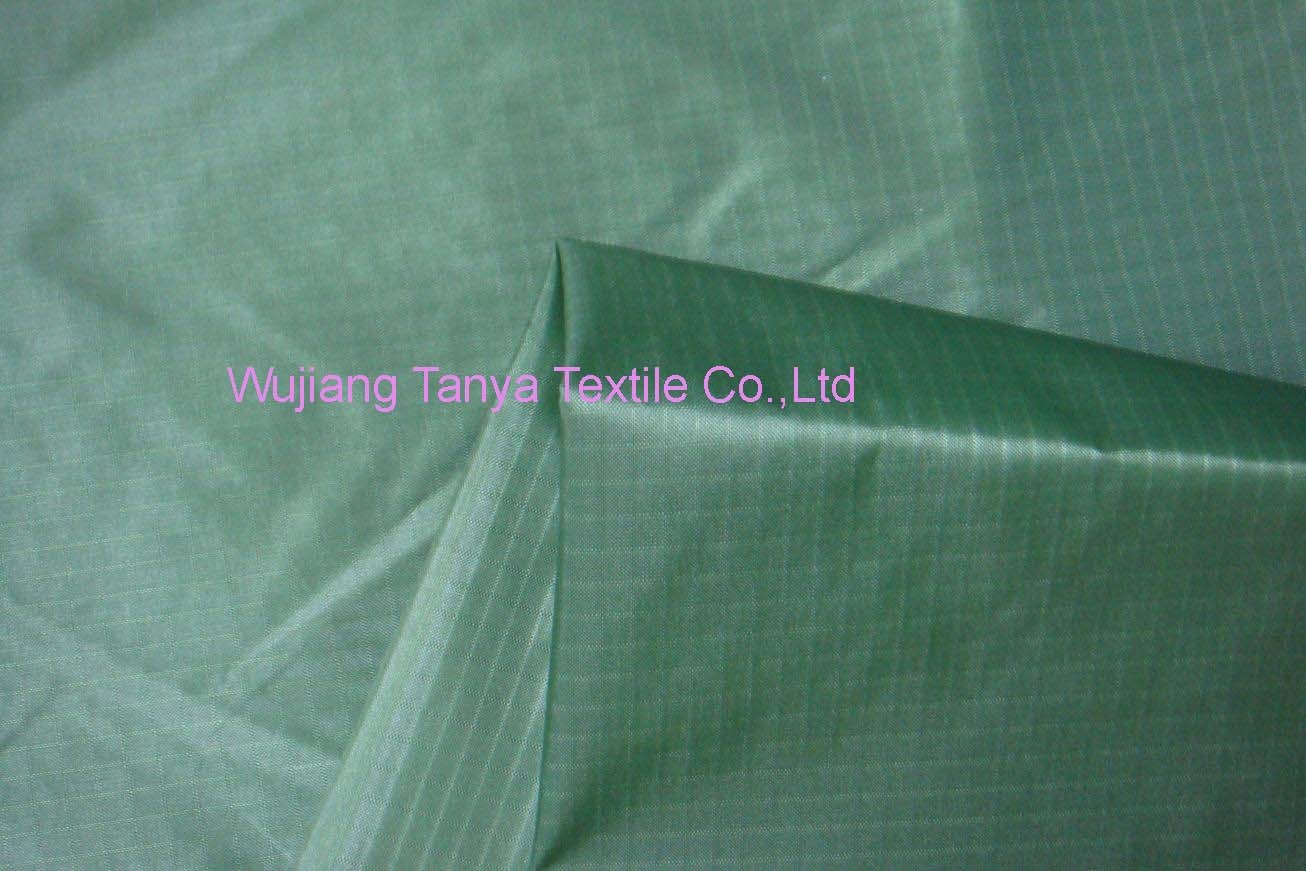 Double Line Check Nylon Fabric